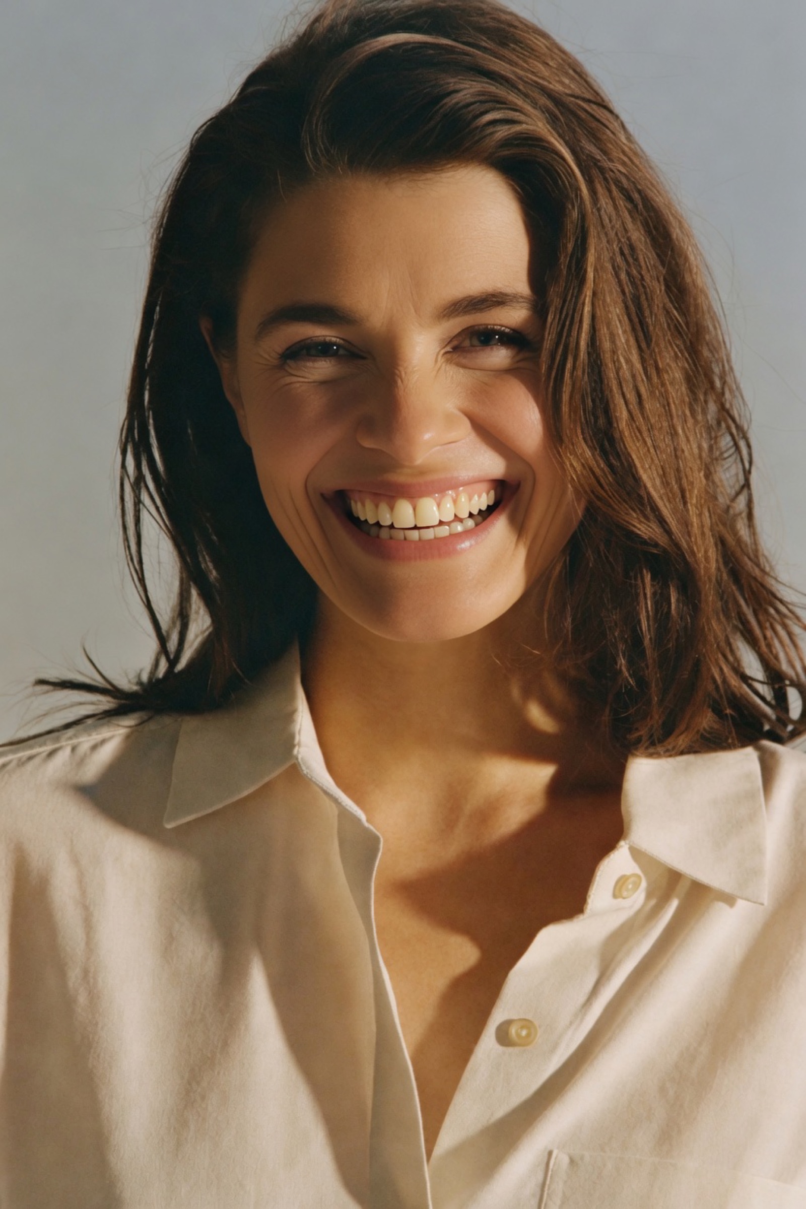A smile before treatment