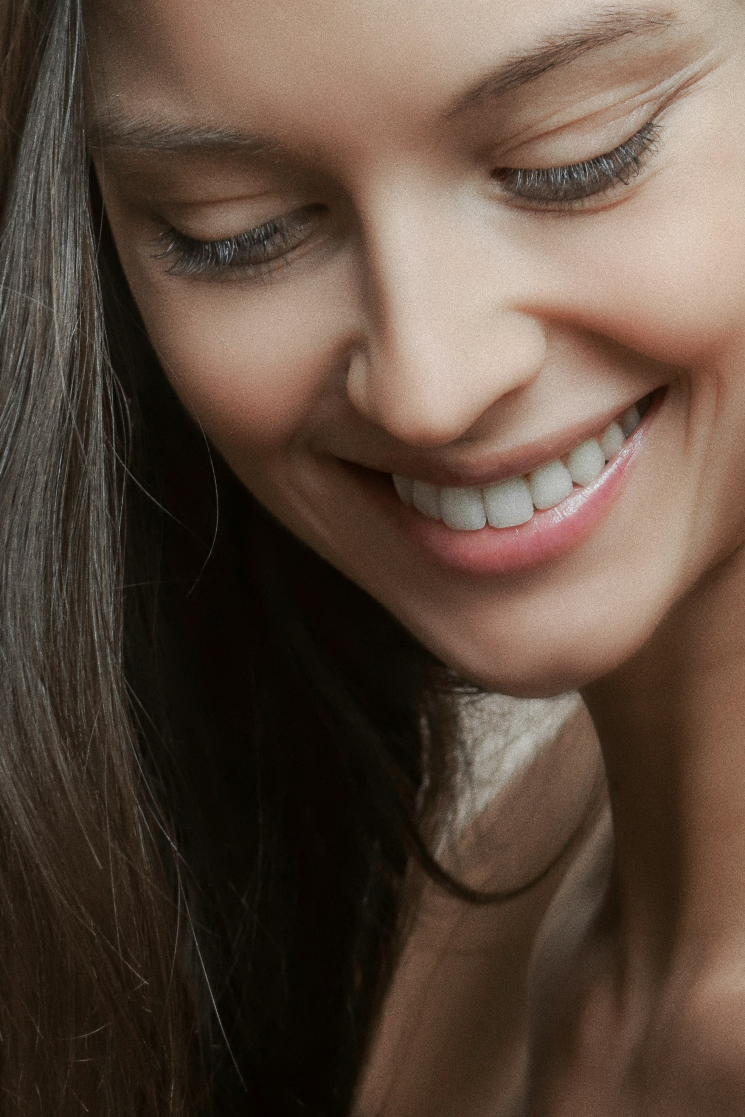 A smile before treatment